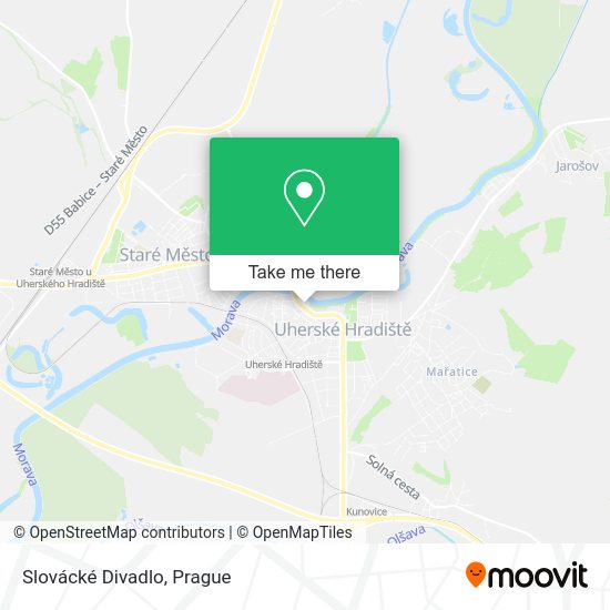 Slovácké Divadlo map
