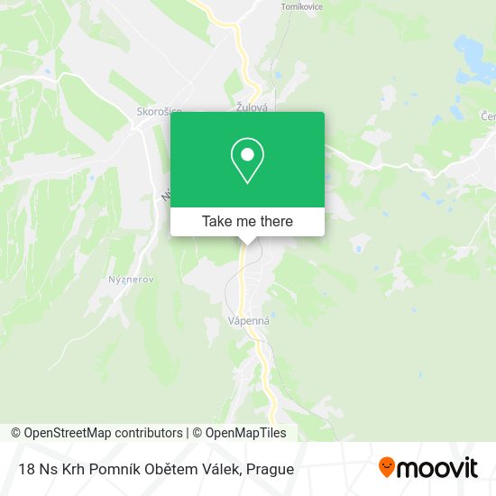 18 Ns Krh Pomník Obětem Válek map
