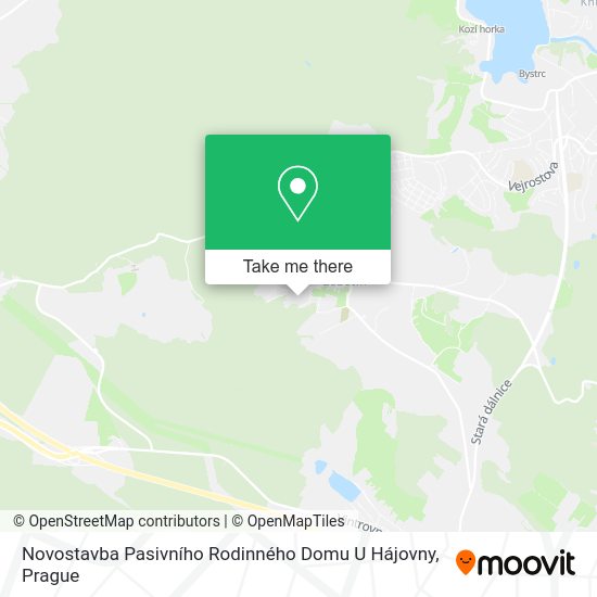 Novostavba Pasivního Rodinného Domu U Hájovny map