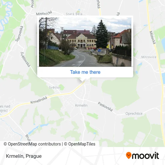 Krmelín map