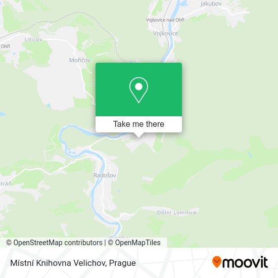 Místní Knihovna Velichov map