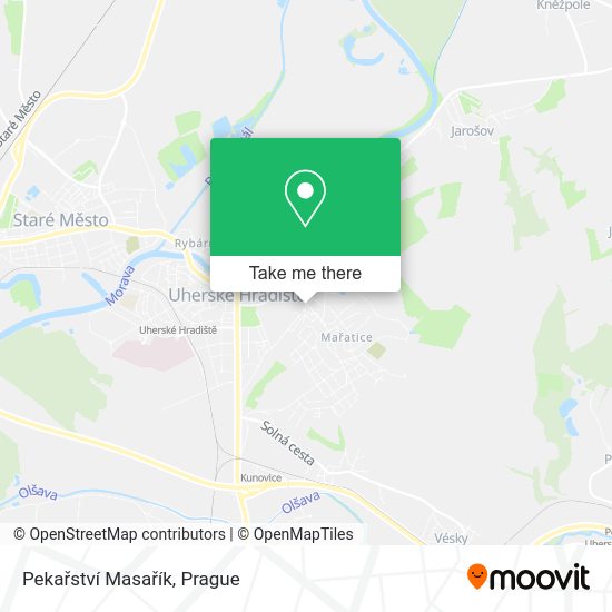 Pekařství Masařík map
