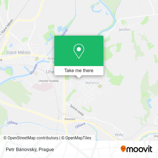 Petr Bánovský map