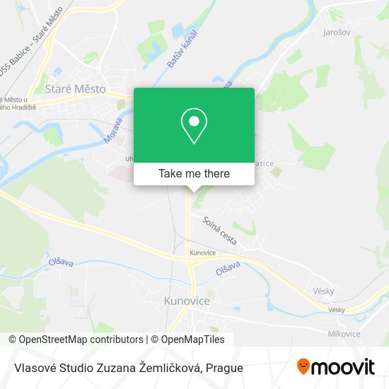 Vlasové Studio Zuzana Žemličková map