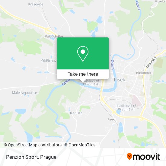 Penzion Sport map