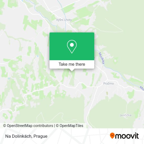 Карта Na Dolinkách
