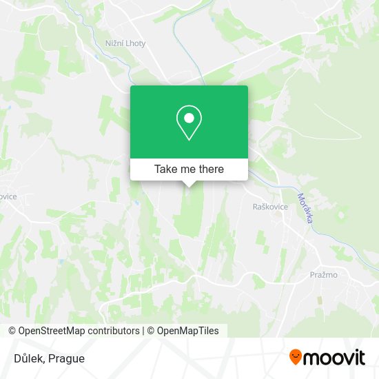 Карта Důlek
