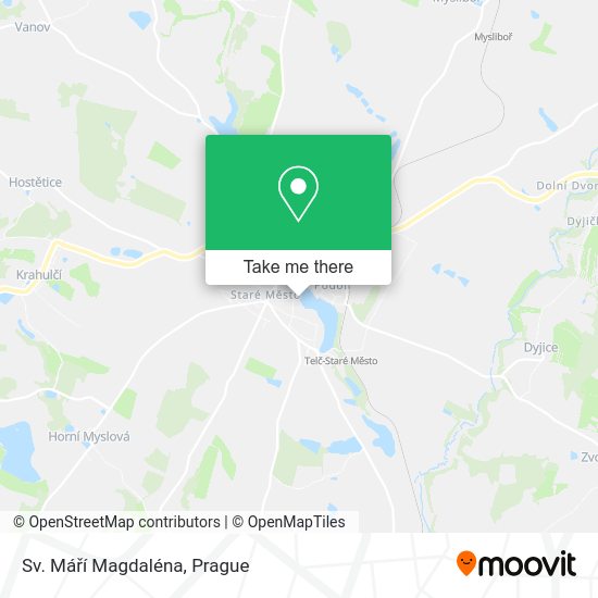 Sv. Máří Magdaléna map