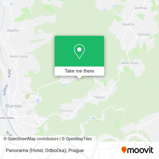 Panorama (Hotel, Odbočka) map