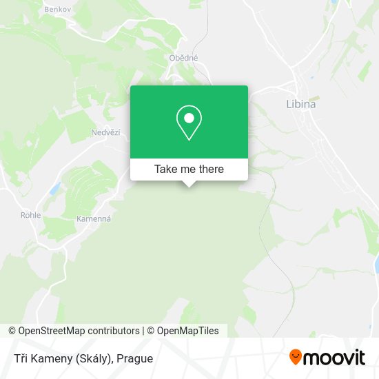 Tři Kameny (Skály) map
