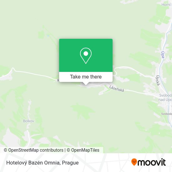 Hotelový Bazén Omnia map