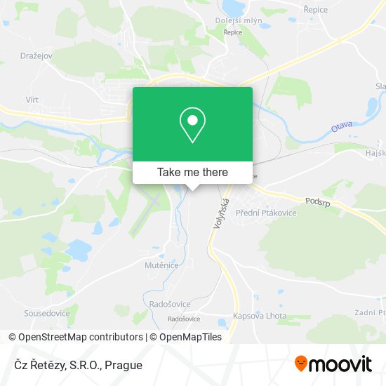 Čz Řetězy, S.R.O. map