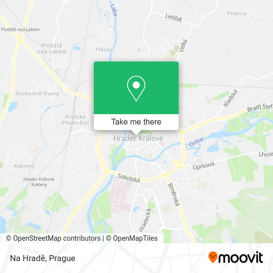 Карта Na Hradě