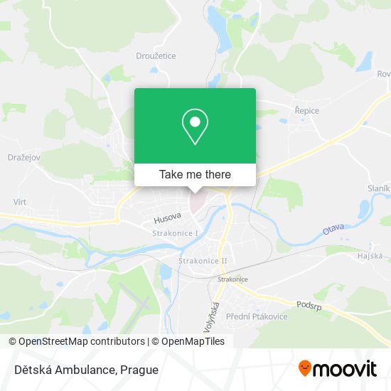 Dětská Ambulance map