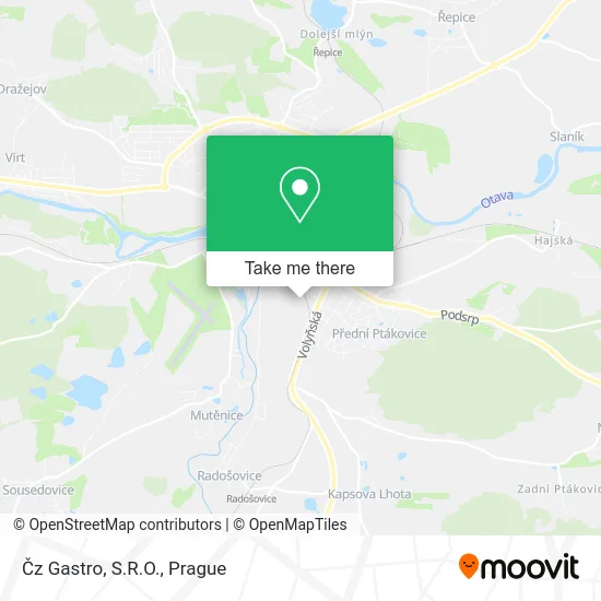 Карта Čz Gastro, S.R.O.