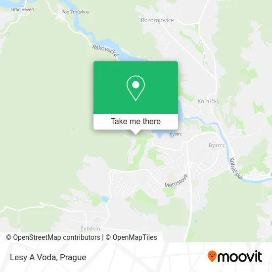 Карта Lesy A Voda