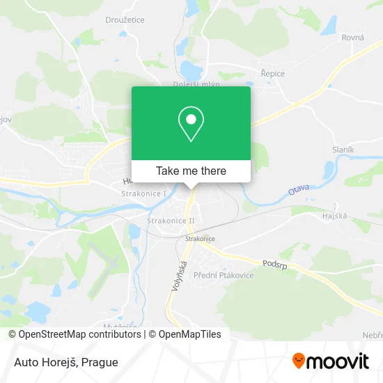 Карта Auto Horejš