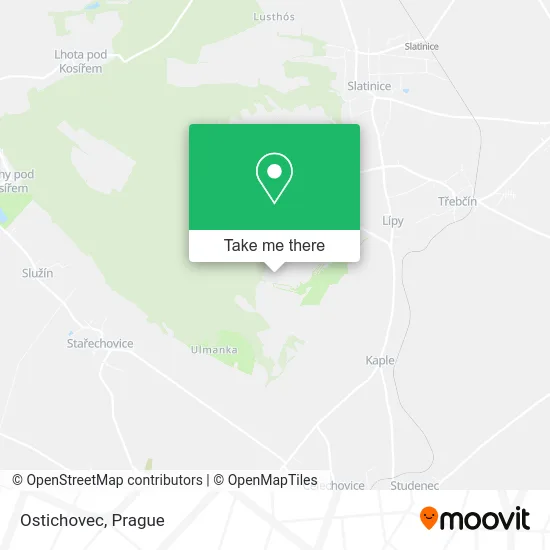 Карта Ostichovec