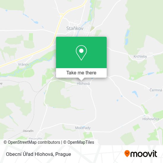 Obecní Úřad Hlohová map