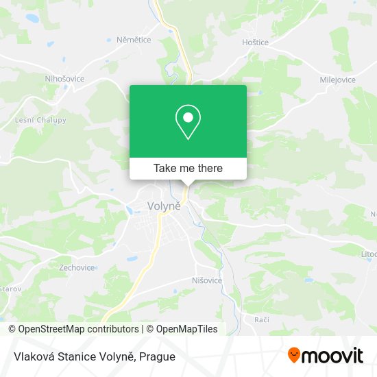 Vlaková Stanice Volyně map