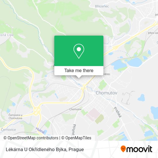 Lékárna U Okřídleného Býka map