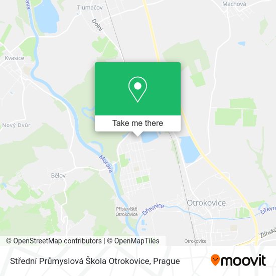 Střední Průmyslová Škola Otrokovice map