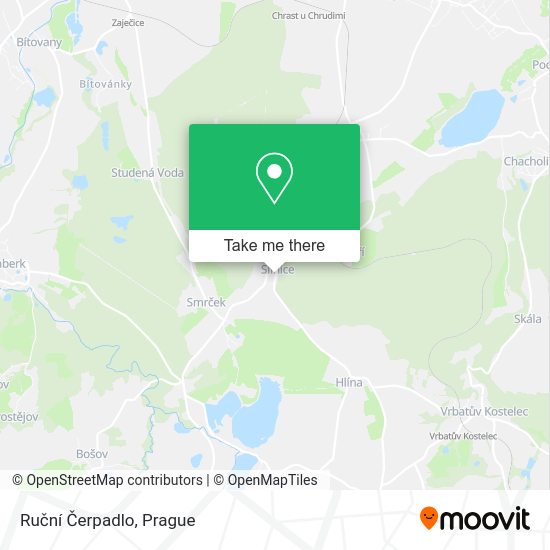 Ruční Čerpadlo map