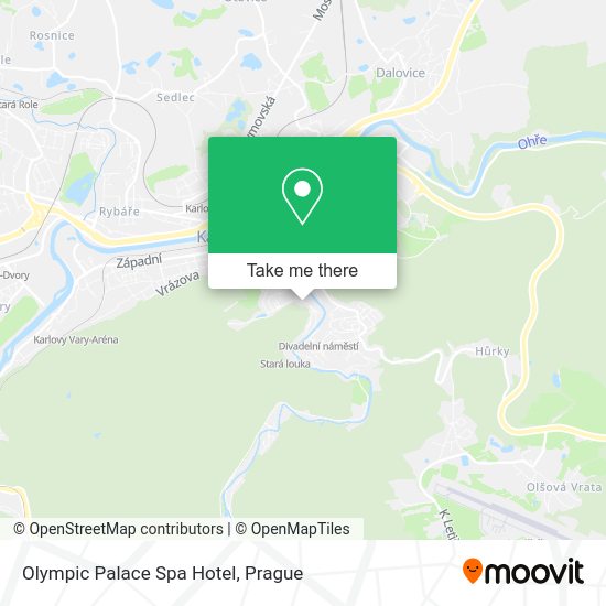 Olympic Palace Spa Hotel map