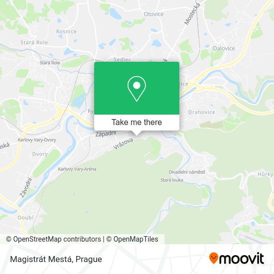 Карта Magistrát Mestá