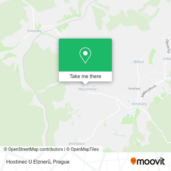 Карта Hostinec U Elznerů