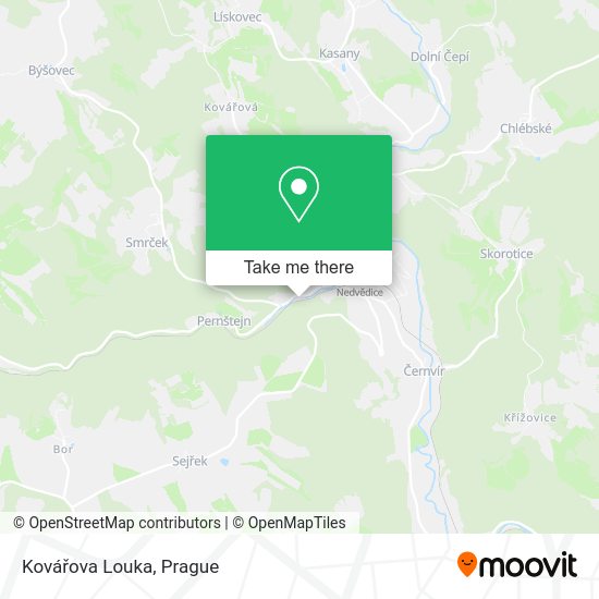 Kovářova Louka map