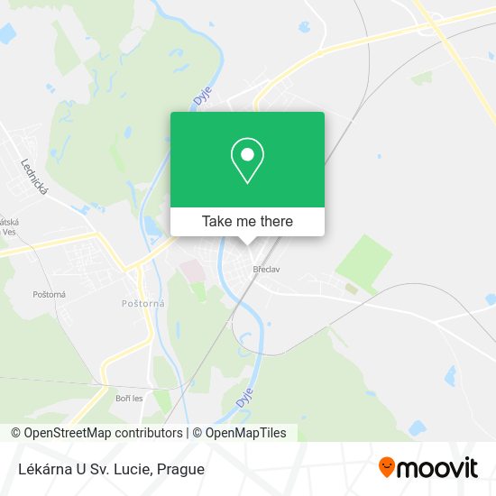 Lékárna U Sv. Lucie map