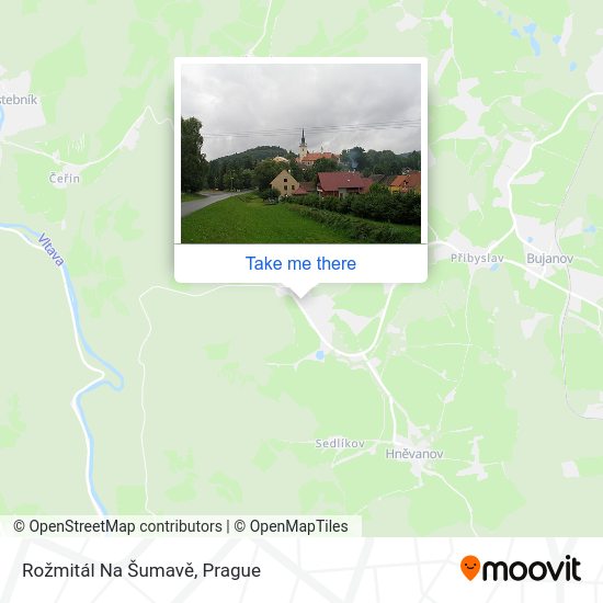 Rožmitál Na Šumavě map