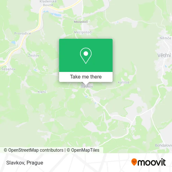 Карта Slavkov