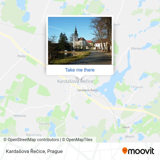 Kardašova Řečice map