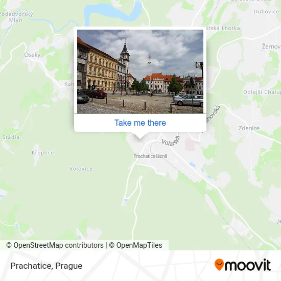 Карта Prachatice