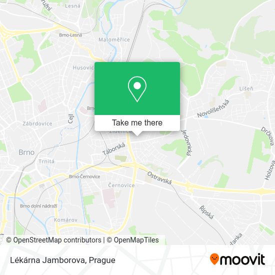 Lékárna Jamborova map