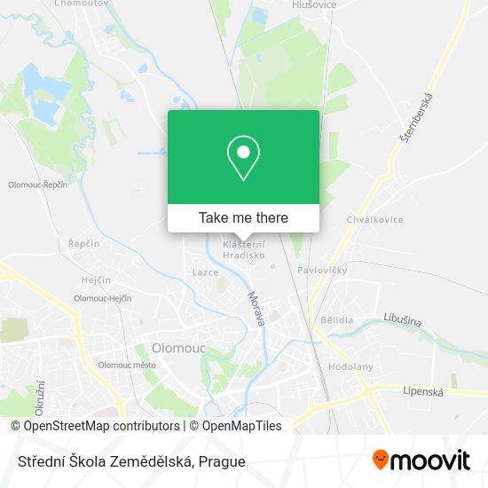 Střední Škola Zemědělská map