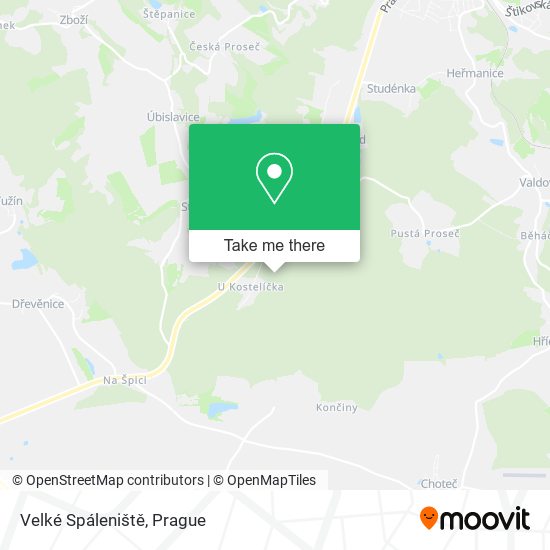 Velké Spáleniště map