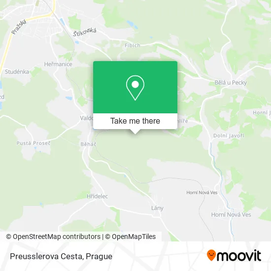 Карта Preusslerova Cesta
