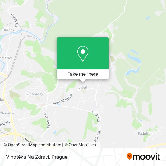 Vinotéka Na Zdraví map