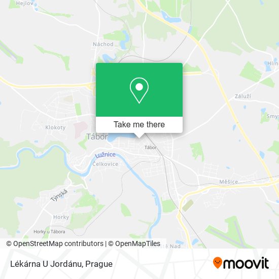 Lékárna U Jordánu map