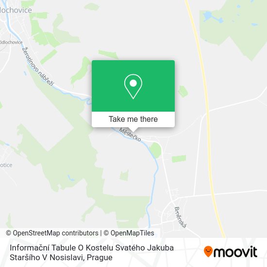 Informační Tabule O Kostelu Svatého Jakuba Staršího V Nosislavi map