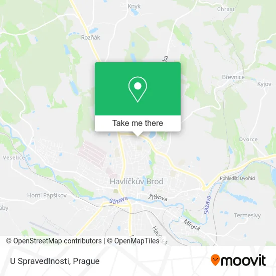 Карта U Spravedlnosti