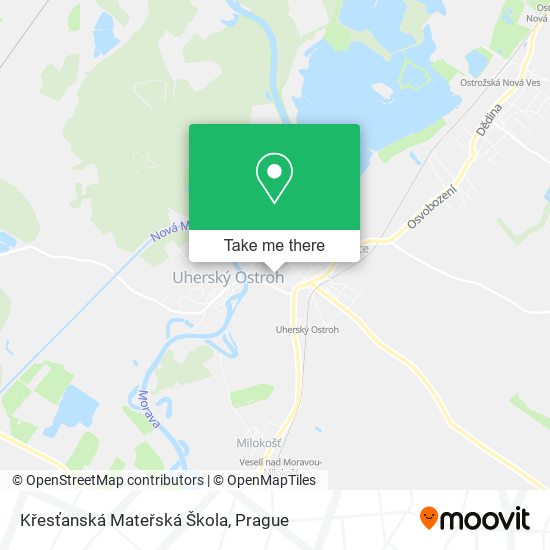 Křesťanská Mateřská Škola map
