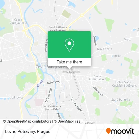 Карта Levné Potraviny