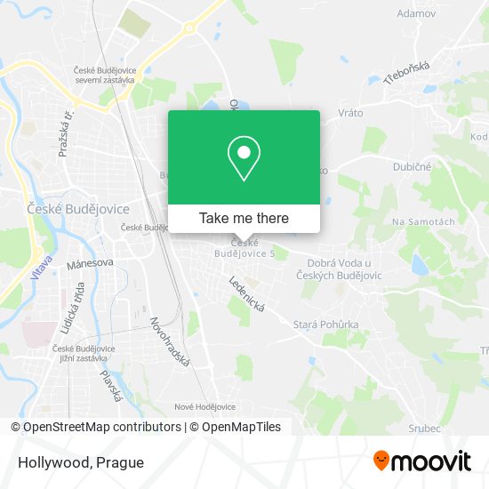 Hollywood map