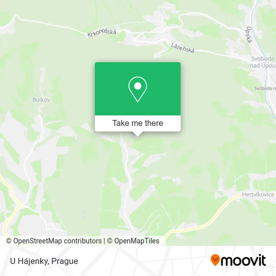 Карта U Hájenky
