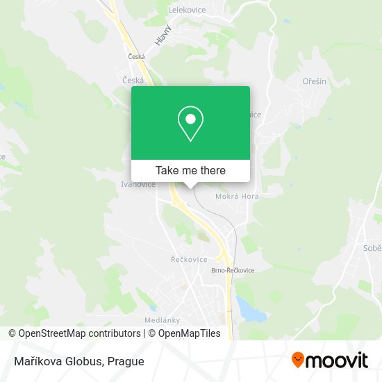 Maříkova Globus map