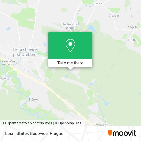 Lesní Statek Bědovice map